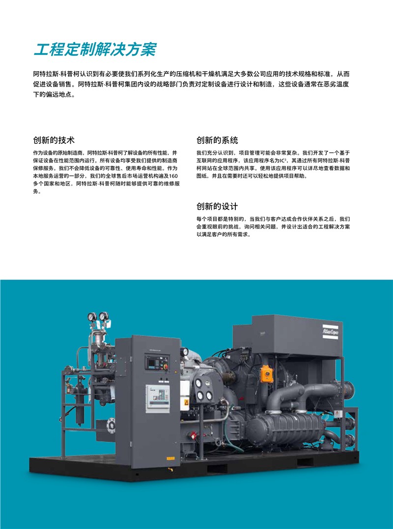 阿特拉斯科普柯無油離心式空壓機ZH-ZH+355-3150KW