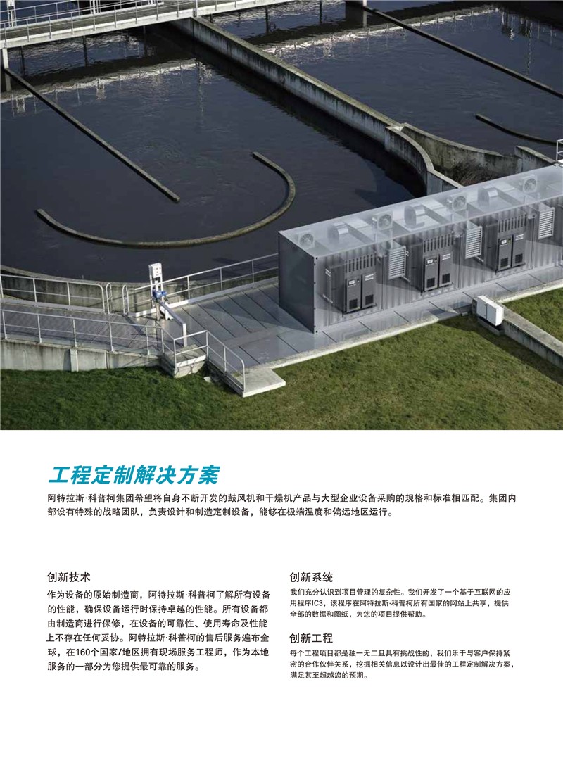 阿特拉斯無油離心式磁懸浮式鼓風機ZBX系列110-250KW