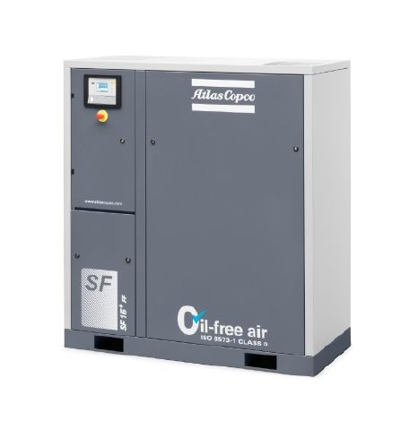 阿特拉斯無油渦旋空壓機SF1-6KW，2-22+KW